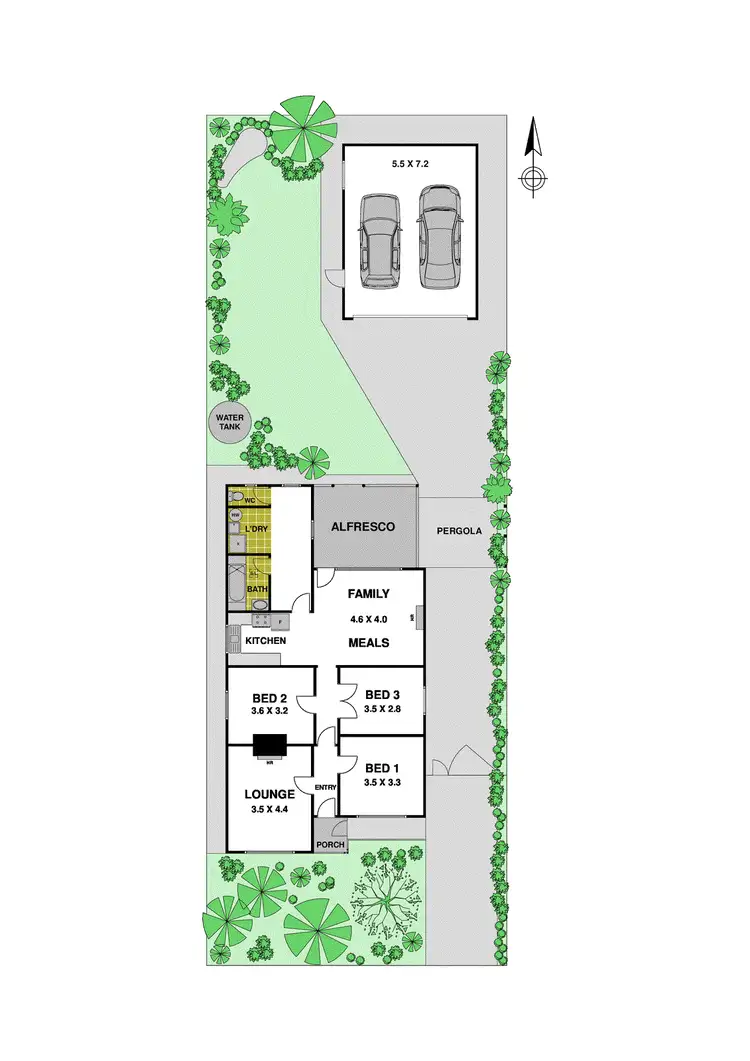 Floorplan of Homely house listing, 6 Seymour Street, Preston VIC 3072
