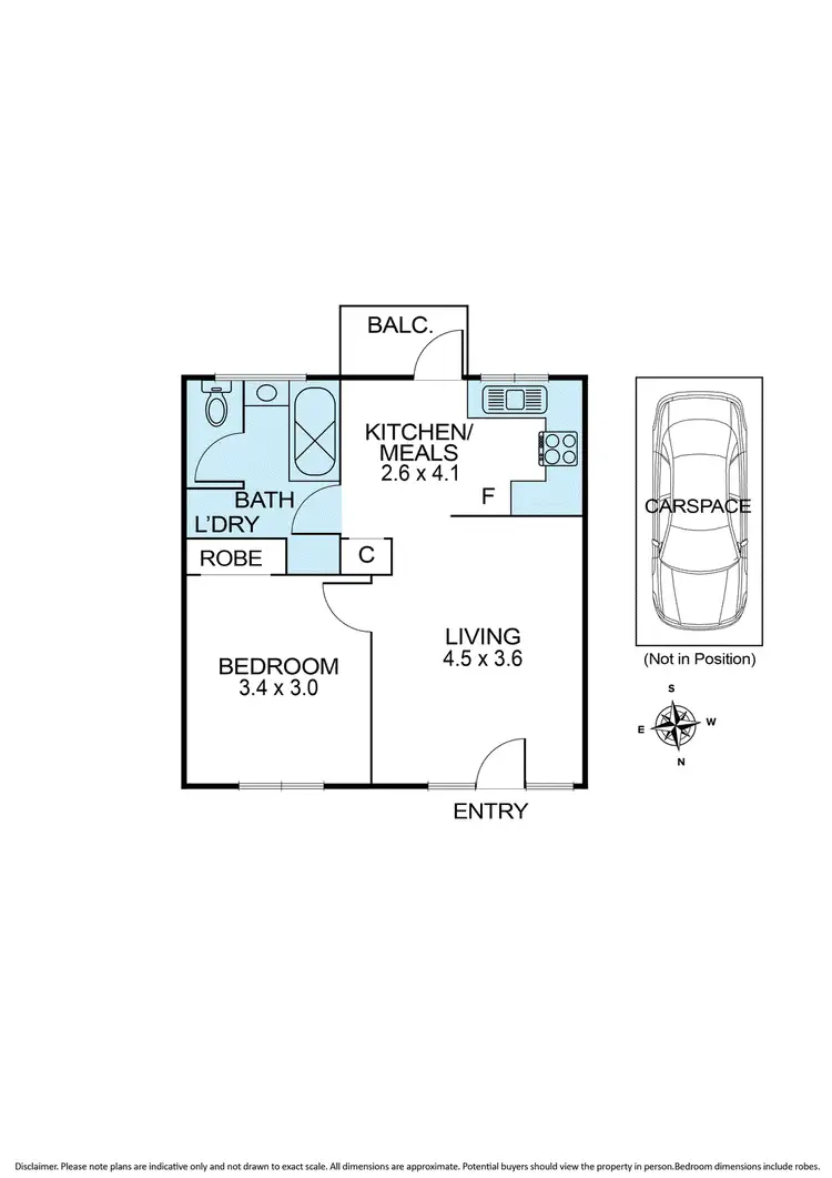 Floorplan of Homely apartment listing, 6/211 Gold Street, Clifton Hill VIC 3068