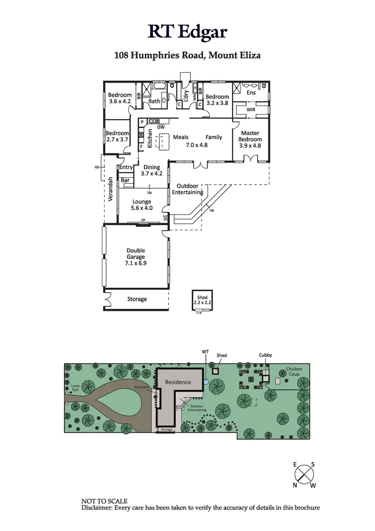 Floorplan of Homely house listing, 108 Humphries Road, Mount Eliza VIC 3930