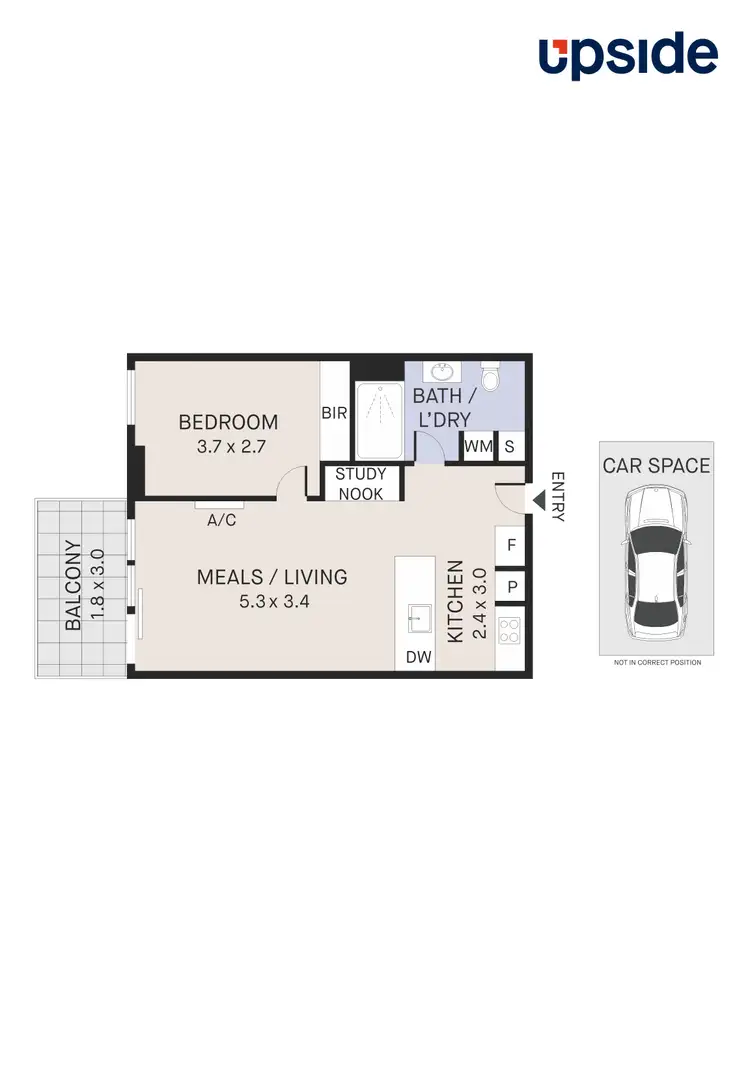 Floorplan of Homely apartment listing, 502/22 Barkly Street, Brunswick East VIC 3057