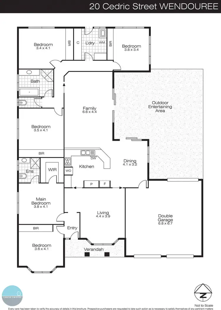 Floorplan of Homely house listing, 20 Cedric Street, Wendouree VIC 3355