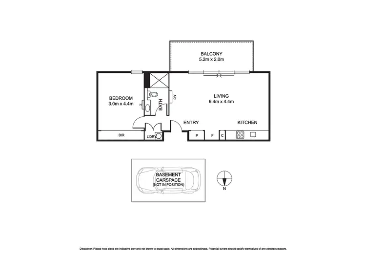 Floorplan of Homely apartment listing, 206/449 Hawthorn Road, Caulfield South VIC 3162