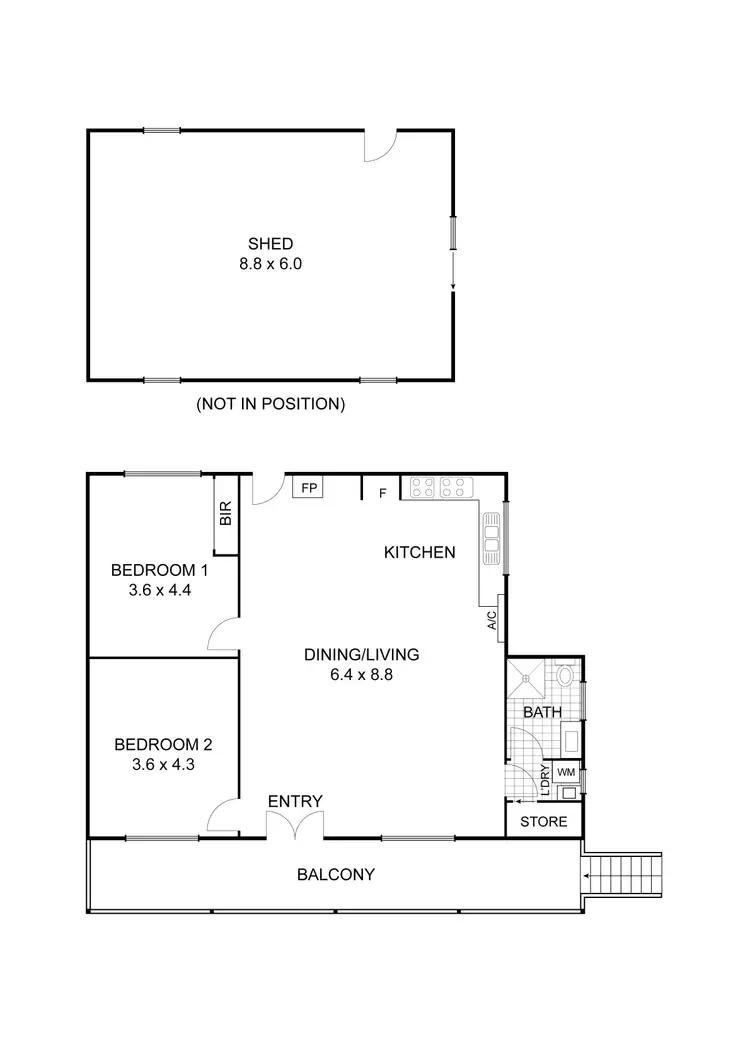 Floorplan of Homely house listing, 9 Caladenia Court, Wandong VIC 3758