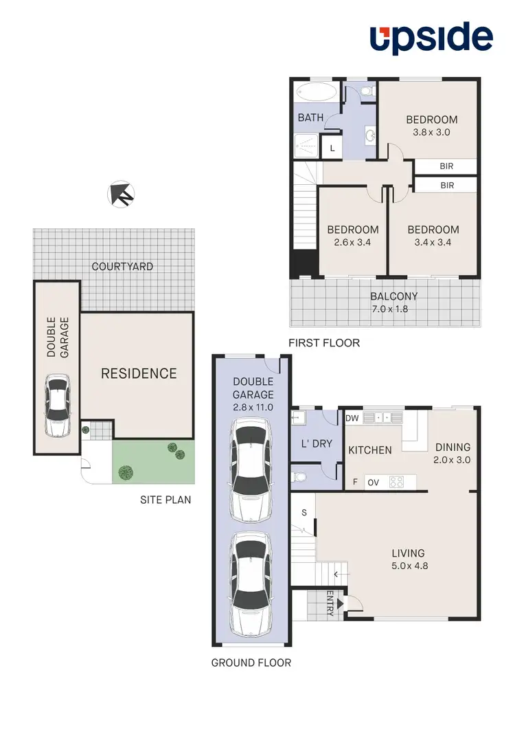 Floorplan of Homely townhouse listing, 15/108 Gibson Avenue, Padstow NSW 2211