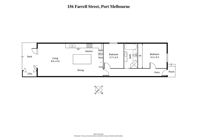 Floorplan of Homely house listing, 156 Farrell Street, Port Melbourne VIC 3207