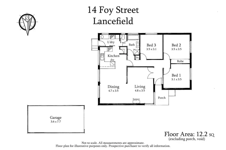 Floorplan of Homely house listing, 14 Foy Street, Lancefield VIC 3435