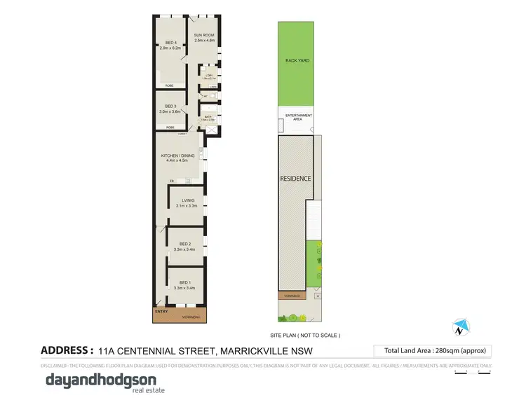 Floorplan of Homely house listing, 11A Centennial Street, Marrickville NSW 2204