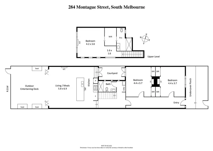 Floorplan of Homely house listing, 284 Montague Street, South Melbourne VIC 3205