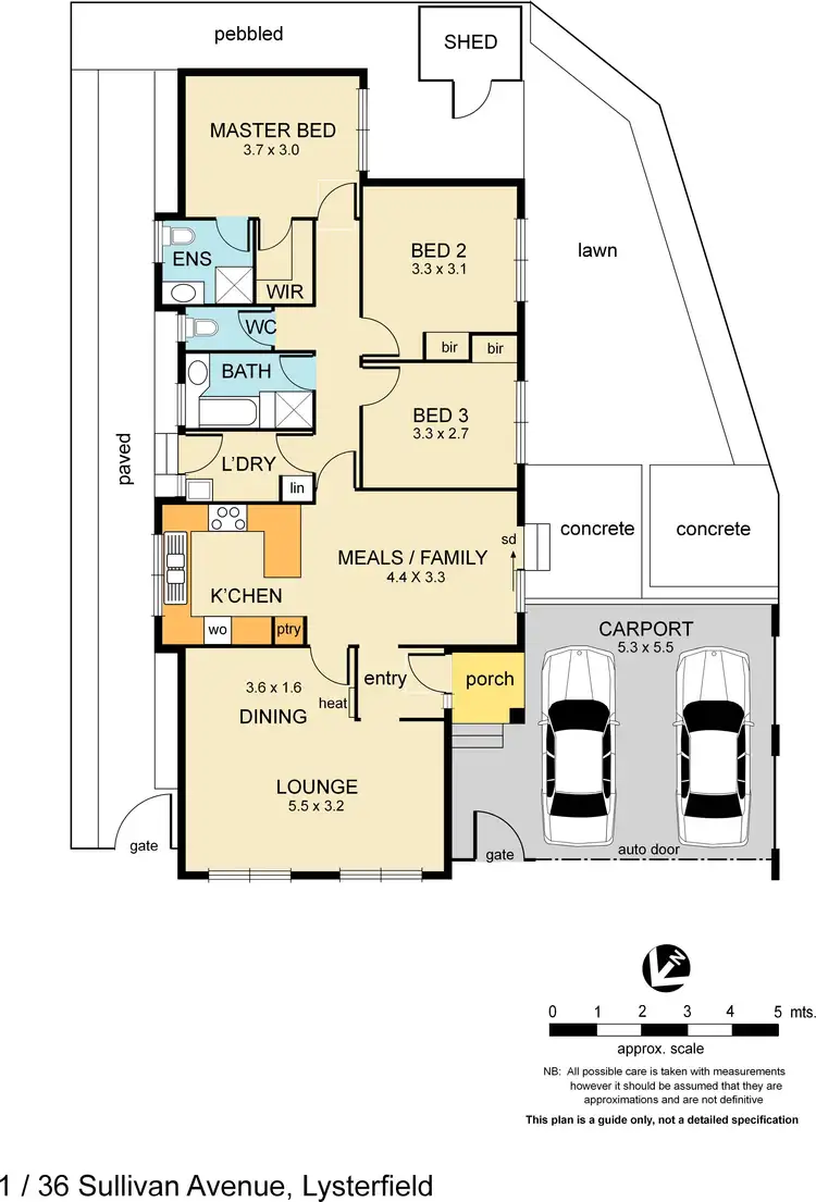Floorplan of Homely townhouse listing, 1/36 Sullivan Avenue, Lysterfield VIC 3156