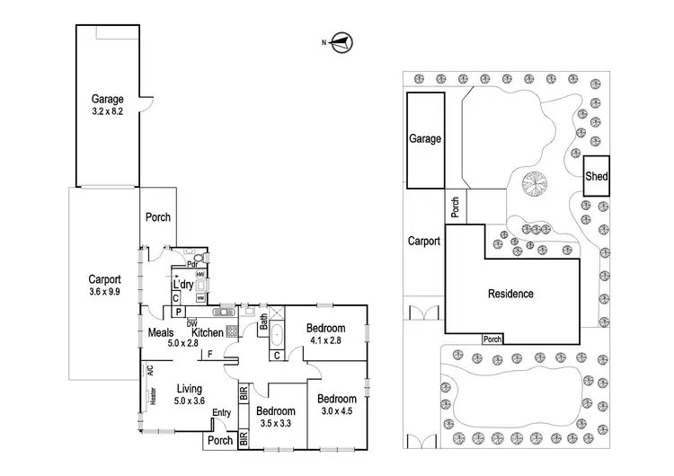 Floorplan of Homely house listing, 132 Oriel Road, Bellfield VIC 3081
