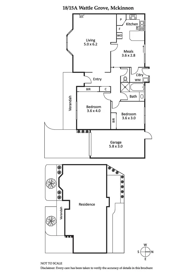 Floorplan of Homely villa listing, 18/15A Wattle Grove, Mckinnon VIC 3204