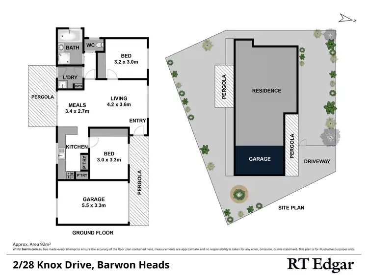 Floorplan of Homely unit listing, 2/28 Knox Drive, Barwon Heads VIC 3227