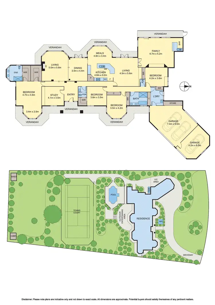 Floorplan of Homely house listing, 7 Warner Court, Donvale VIC 3111