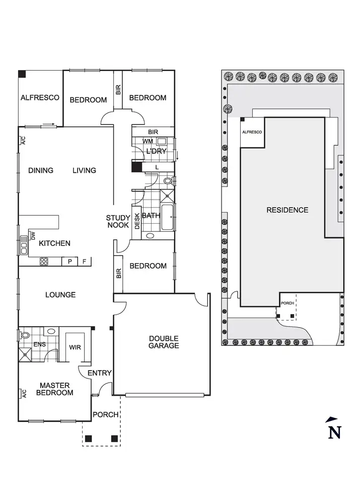 Floorplan of Homely house listing, 8 Walker Drive, Doreen VIC 3754