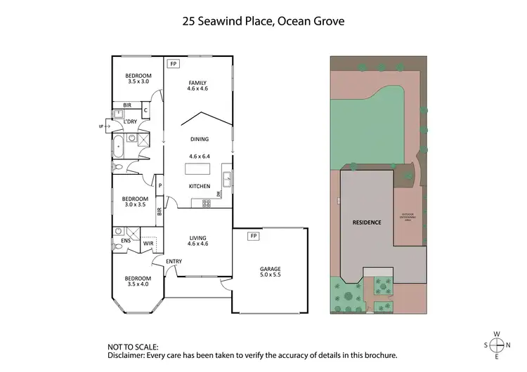 Floorplan of Homely house listing, 25 Seawind Place, Ocean Grove VIC 3226