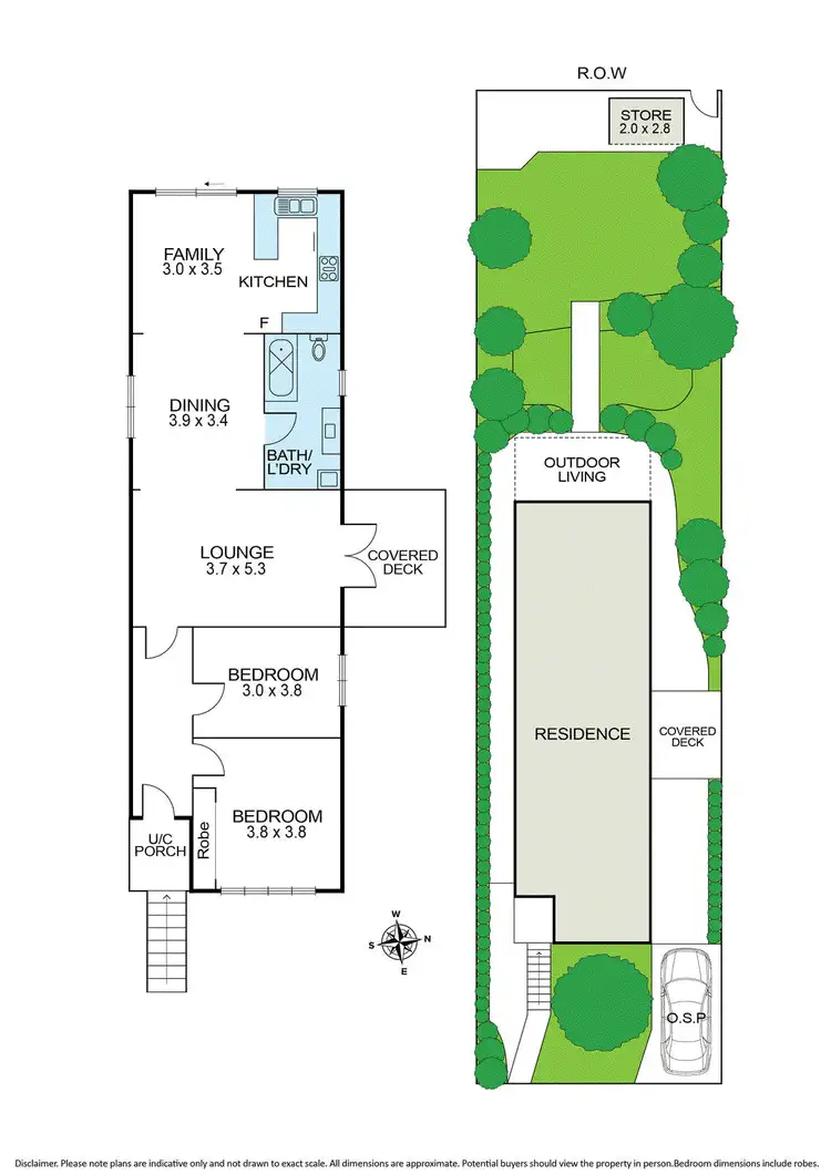 Floorplan of Homely house listing, 15 Lennox Street, Northcote VIC 3070