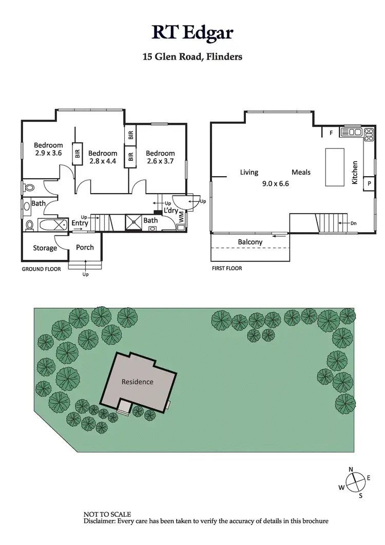 Floorplan of Homely house listing, 15 Glen Road, Flinders VIC 3929