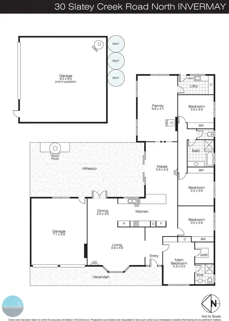 Floorplan of Homely house listing, 30 Slatey Creek Road North, Invermay VIC 3352