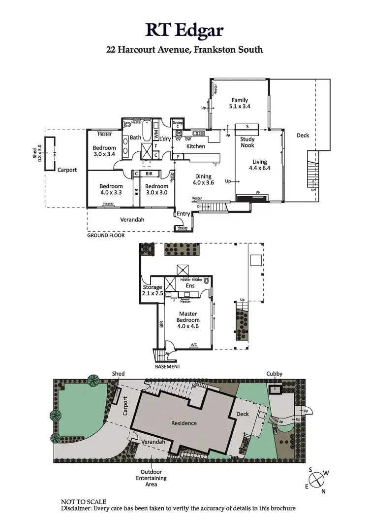 Floorplan of Homely house listing, 22 Harcourt Avenue, Frankston South VIC 3199