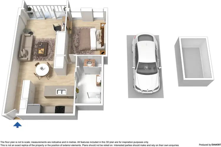 Floorplan of Homely apartment listing, 3702/1 Freshwater Place, Southbank VIC 3006