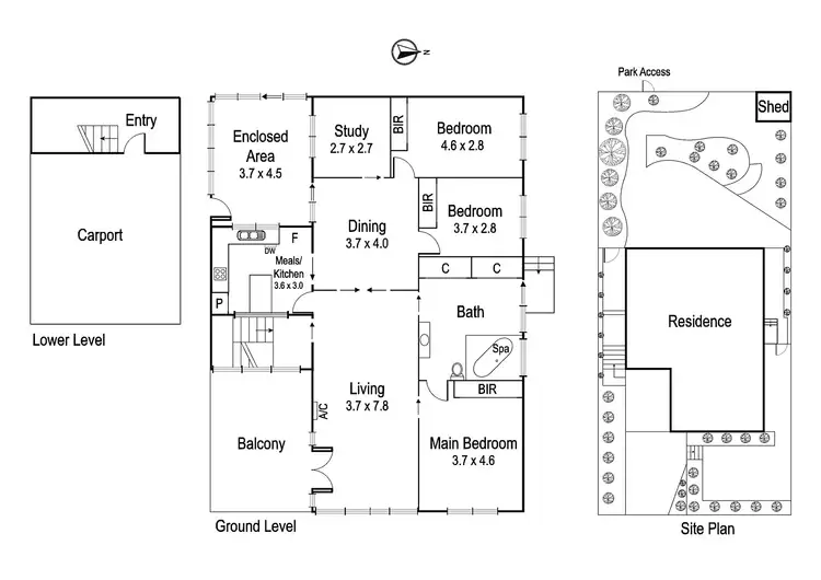 Floorplan of Homely house listing, 21 Gloucester Drive, Heidelberg VIC 3084