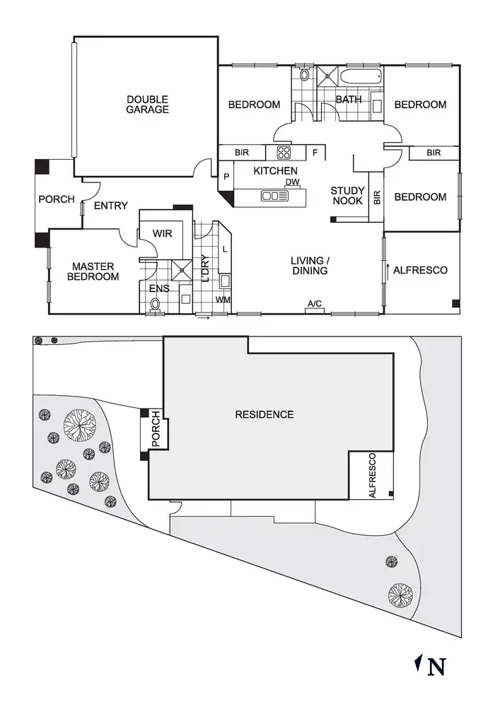 Floorplan of Homely house listing, 58 Sissinghurst  Parade, Mernda VIC 3754