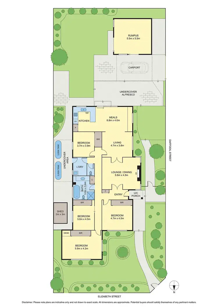 Floorplan of Homely house listing, 64 Elizabeth Street, Bentleigh East VIC 3165