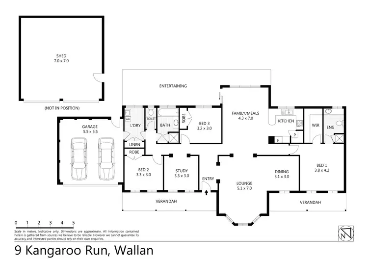 Floorplan of Homely house listing, 9 Kangaroo Run, Wallan VIC 3756