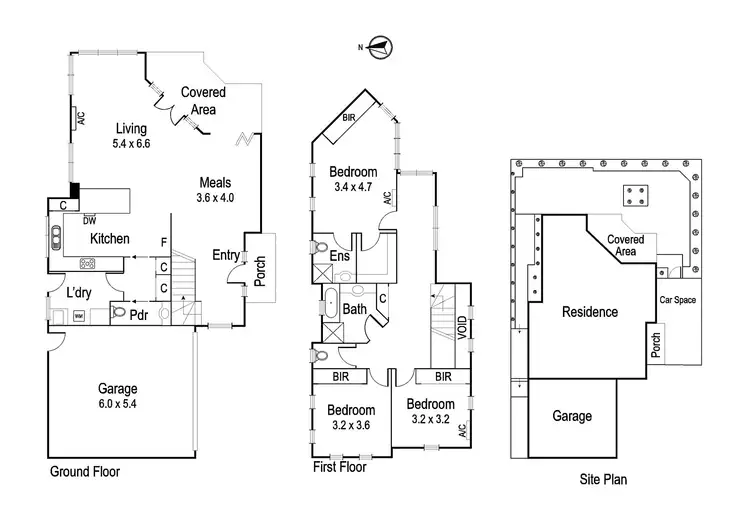 Floorplan of Homely townhouse listing, 2/556 Upper Heidelberg Road, Heidelberg VIC 3084