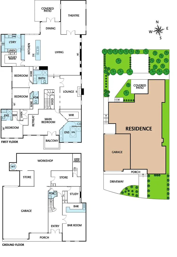 Floorplan of Homely house listing, 7 Henry Arthur Drive, Diamond Creek VIC 3089