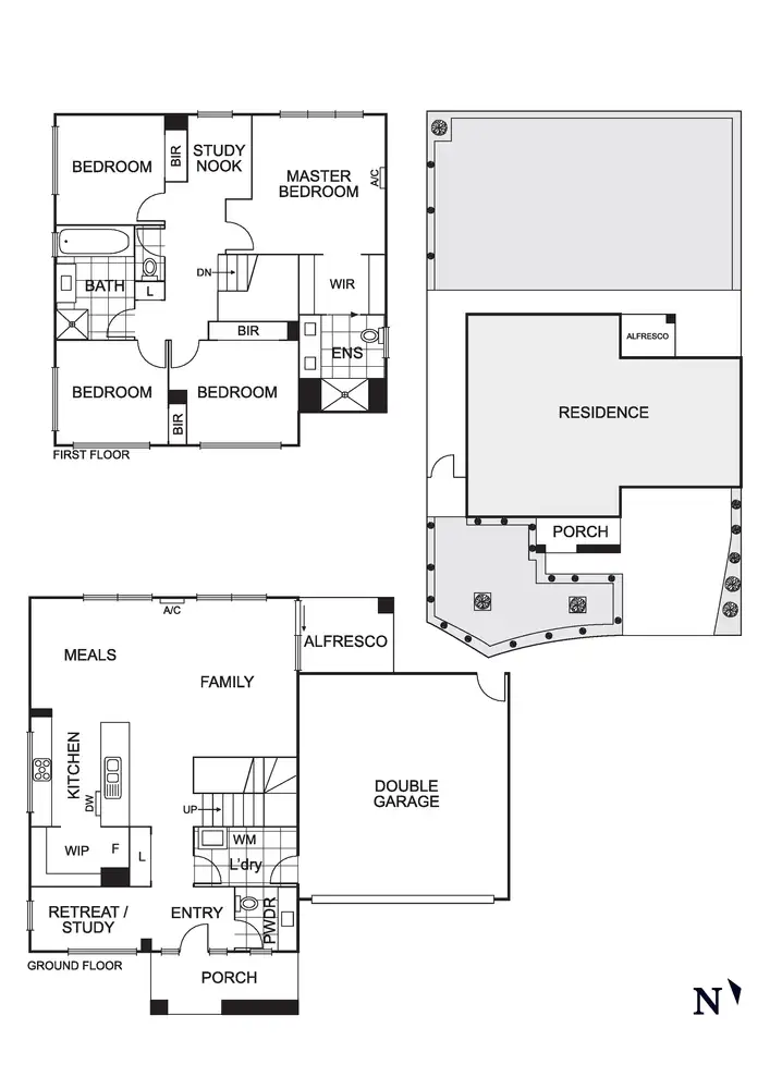Floorplan of Homely house listing, 12 Buckley Street, Doreen VIC 3754