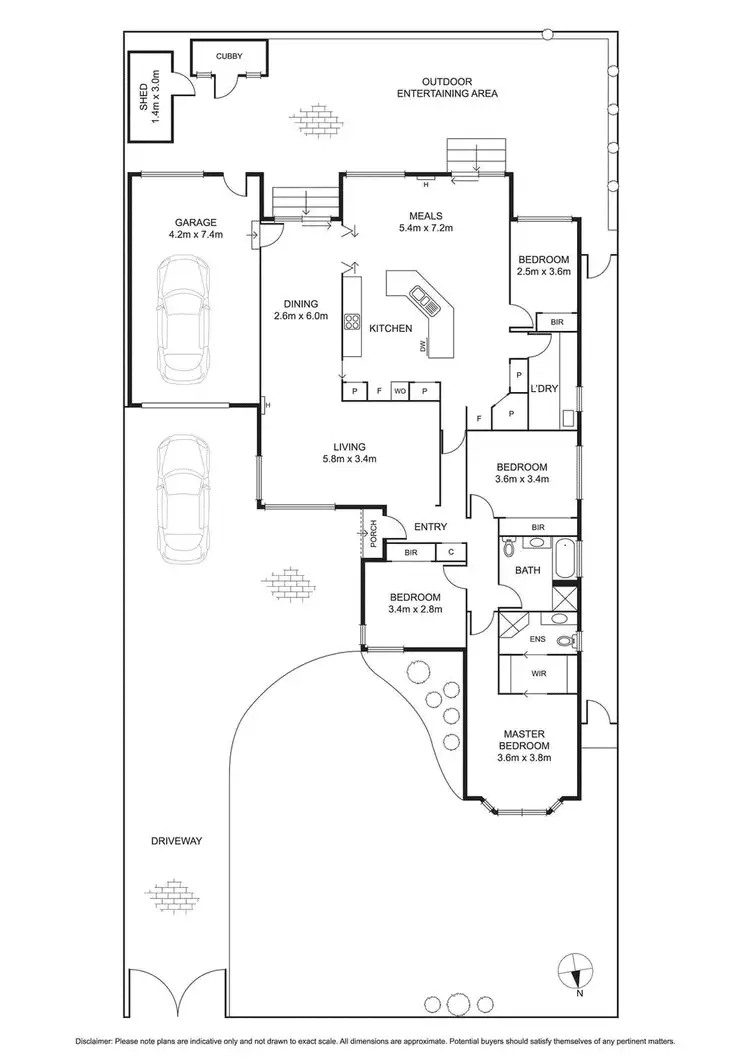 Floorplan of Homely house listing, 14 Pasadena Crescent, Bentleigh East VIC 3165
