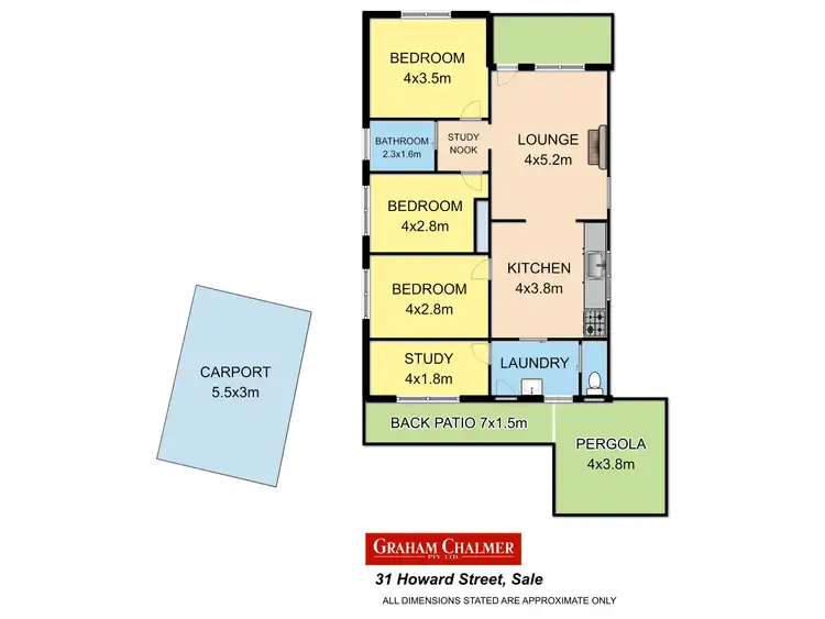 Floorplan of Homely house listing, 31 Howard Street, Sale VIC 3850