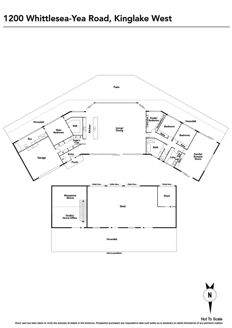 Floorplan of Homely house listing, 1200 Whittlesea-Yea Road, Kinglake West VIC 3757