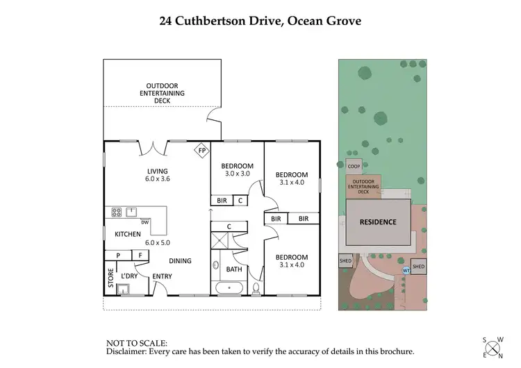 Floorplan of Homely house listing, 24 Cuthbertson Drive, Ocean Grove VIC 3226