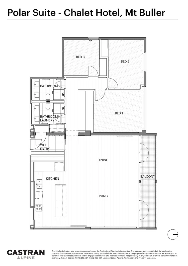 Floorplan of Homely apartment listing, 601-603/5 Summit Road, Mount Buller VIC 3723