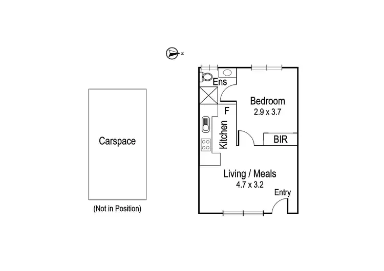Floorplan of Homely apartment listing, 12/42 Gillies Street, Fairfield VIC 3078