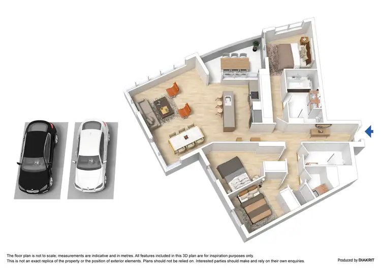 Floorplan of Homely apartment listing, 142/8 Waterside Place, Docklands VIC 3008