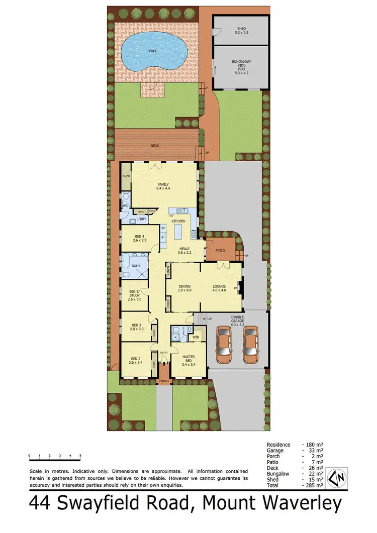 Floorplan of Homely house listing, 44 Swayfield Road, Mount Waverley VIC 3149