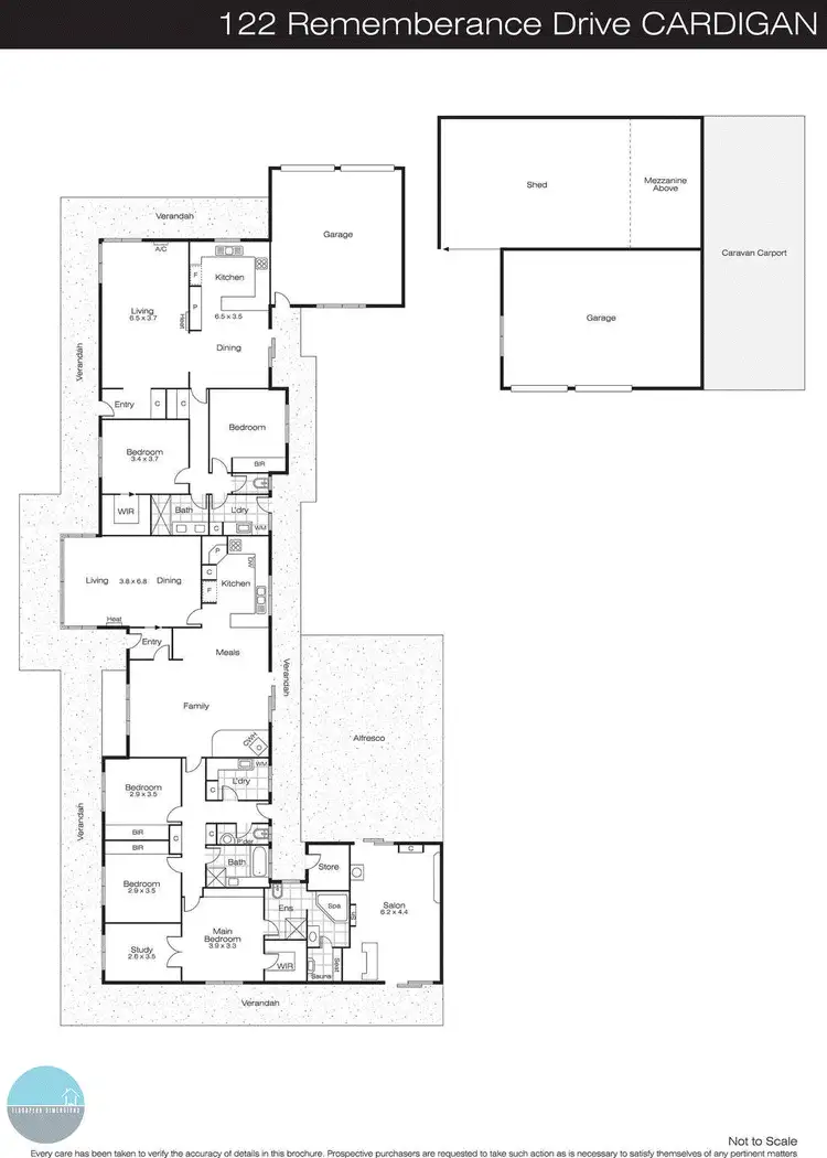 Floorplan of Homely house listing, 122 Remembrance Drive, Cardigan VIC 3352