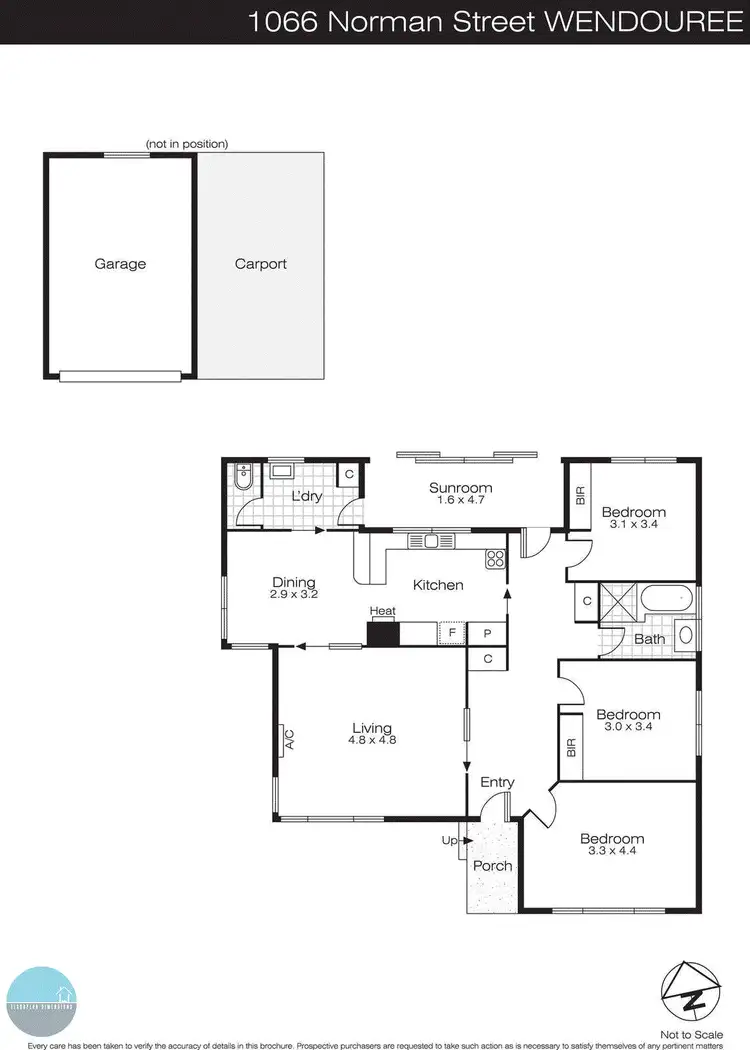 Floorplan of Homely house listing, 1066 Norman Street, Wendouree VIC 3355