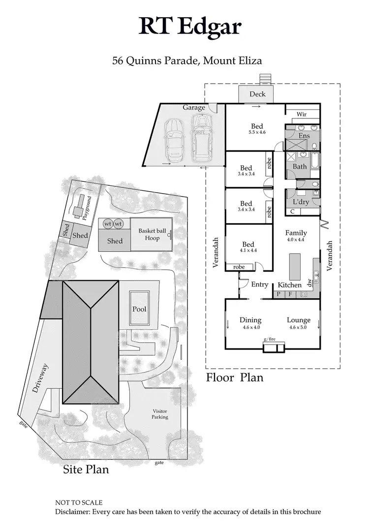 Floorplan of Homely house listing, 56 Quinns Parade, Mount Eliza VIC 3930