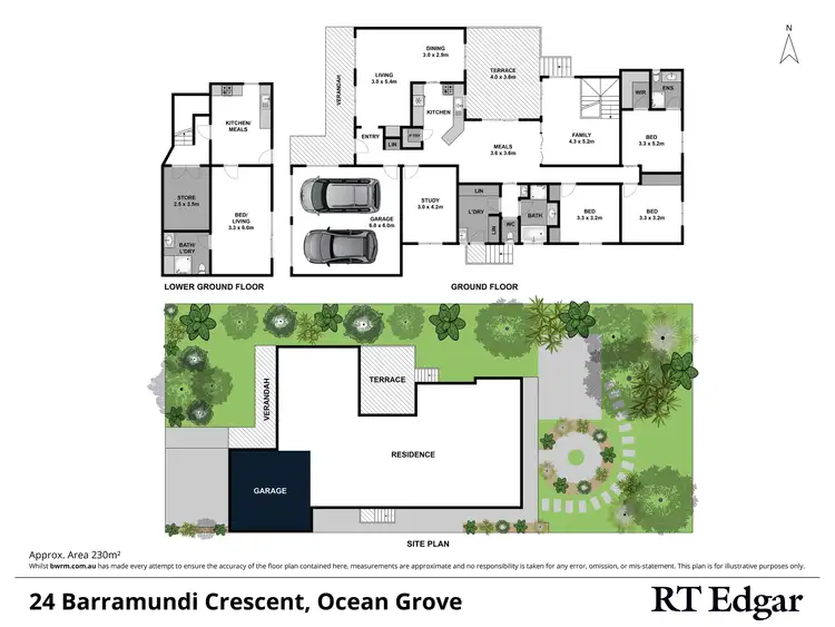 Floorplan of Homely house listing, 24 Barramundi Crescent, Ocean Grove VIC 3226