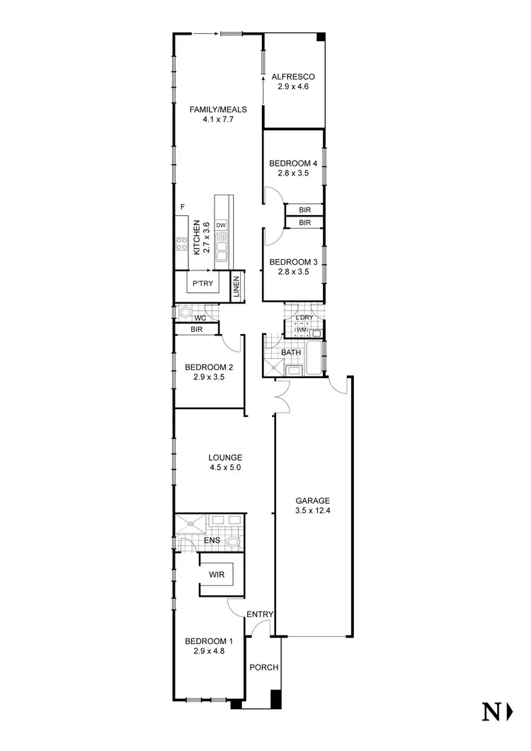Floorplan of Homely house listing, 15B Raglan Street, Wallan VIC 3756