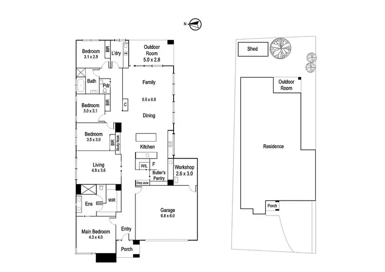 Floorplan of Homely house listing, 40 Morotai Parade, Heidelberg West VIC 3081