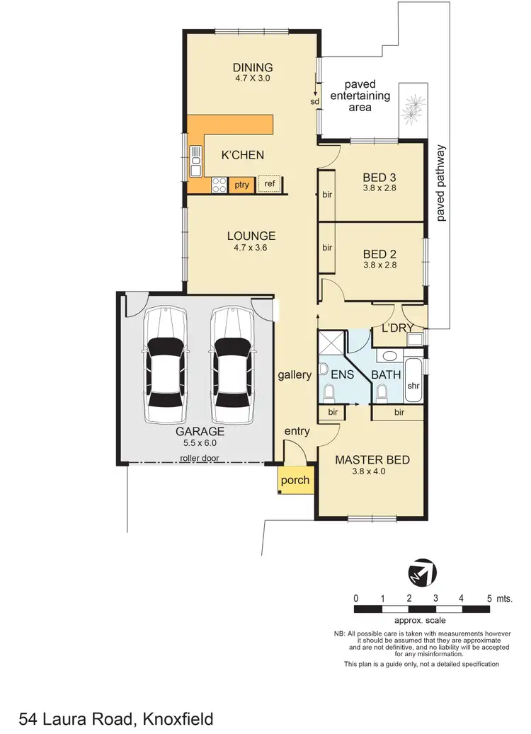 Floorplan of Homely house listing, 54 Laura Road, Knoxfield VIC 3180