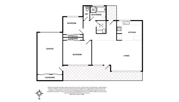Floorplan of Homely unit listing, 2/15 Francis Street, Belmont VIC 3216