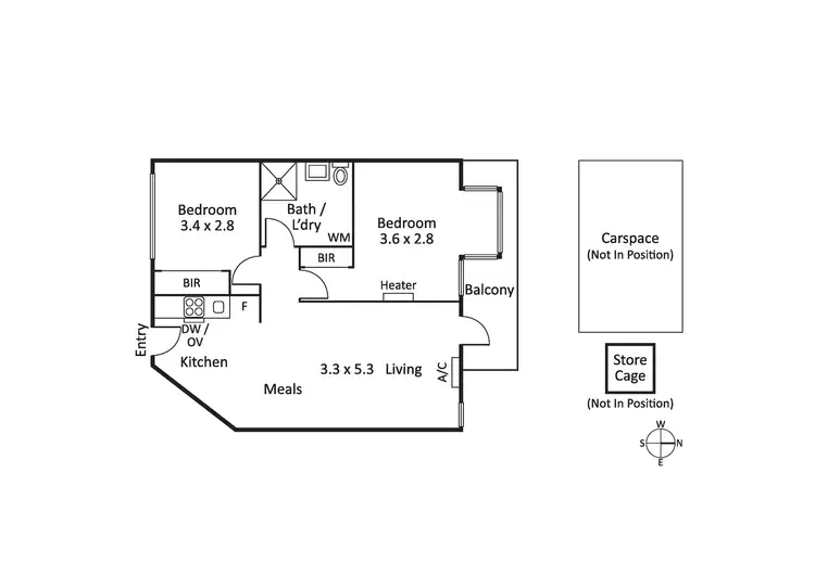 Floorplan of Homely apartment listing, 13/22 Abbott Street, Sandringham VIC 3191