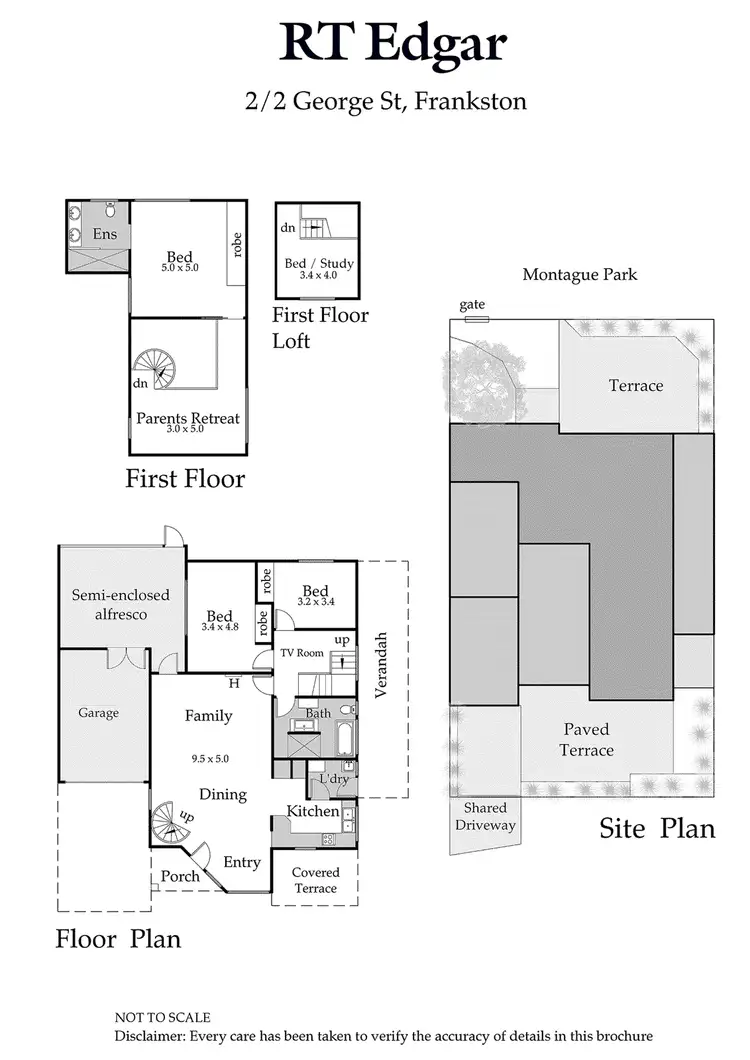 Floorplan of Homely townhouse listing, 2/2 George Street, Frankston VIC 3199