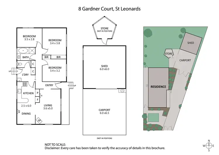 Floorplan of Homely house listing, 8 Gardner Court, St Leonards VIC 3223
